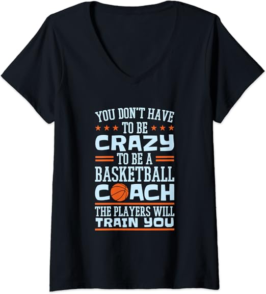 Womens Funny Basketball Coach Crazy Quote Basketball